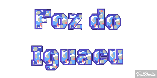 Foz do Iguaçu Efecto de texto