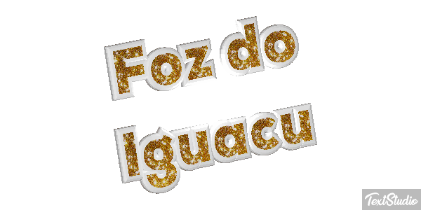 Foz do Iguaçu Efecto de texto