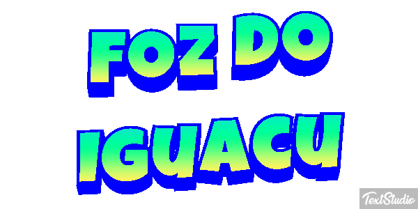 Foz do Iguaçu Efecto de texto