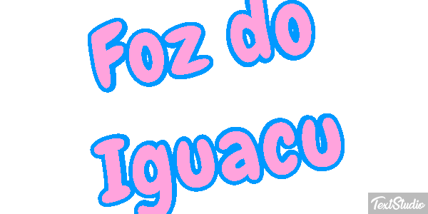 Foz do Iguaçu Efecto de texto