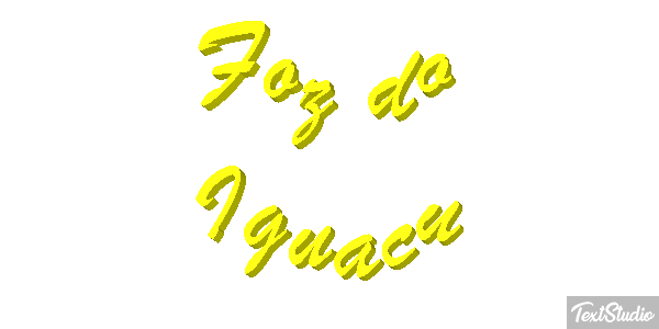 Foz do Iguaçu Efecto de texto
