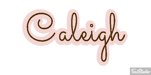 Caleigh テキスト効果