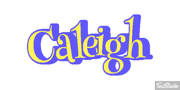 Caleigh テキスト効果