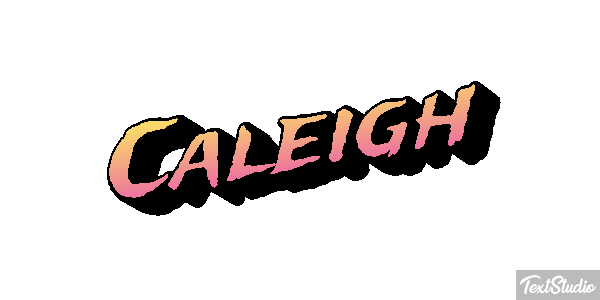 Caleigh テキスト効果