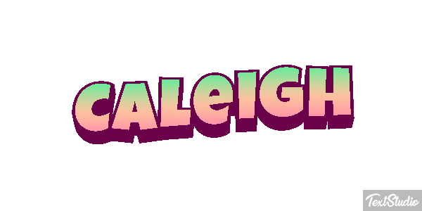 Caleigh テキスト効果