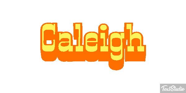 Caleigh テキスト効果