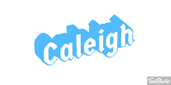 Caleigh テキスト効果