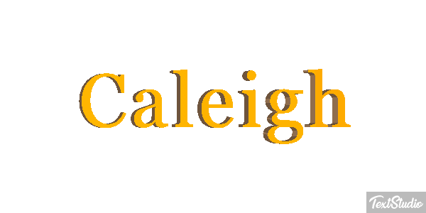 Caleigh テキスト効果