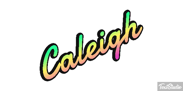 Caleigh テキスト効果