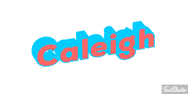 Caleigh テキスト効果