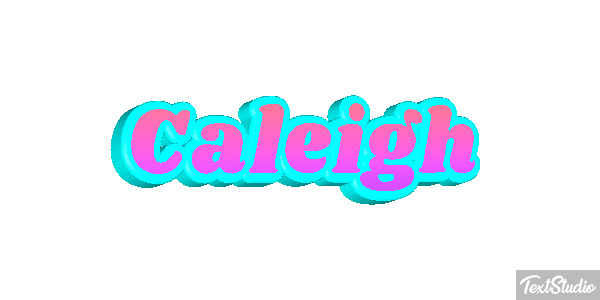 Caleigh テキスト効果