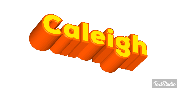 Caleigh テキスト効果