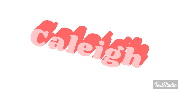 Caleigh テキスト効果