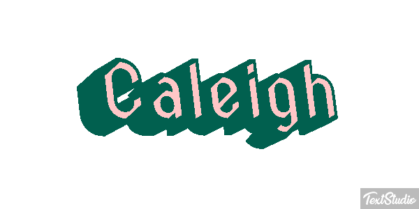 Caleigh テキスト効果