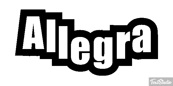 Allegra Effetto testo