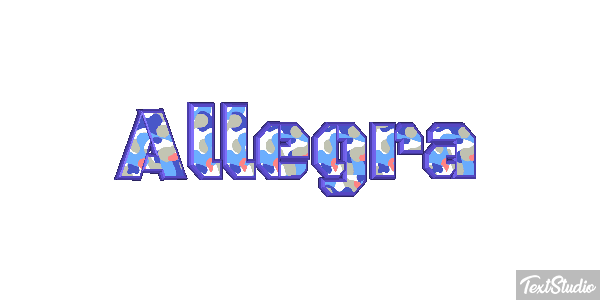 Allegra Effetto testo