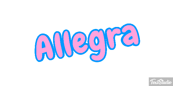 Allegra Effetto testo