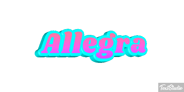 Allegra Effetto testo