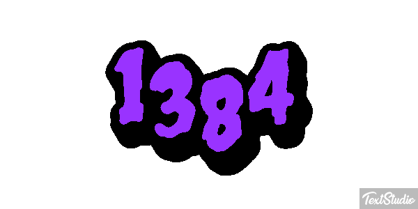 1384 Text effect