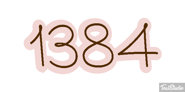 1384 Text effect