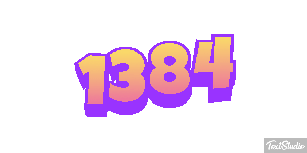 1384 Text effect
