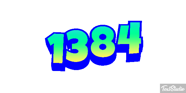 1384 Text effect