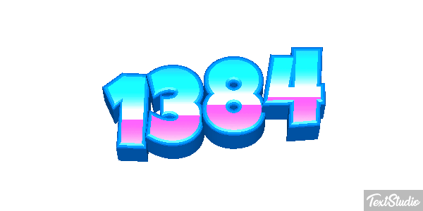 1384 Text effect