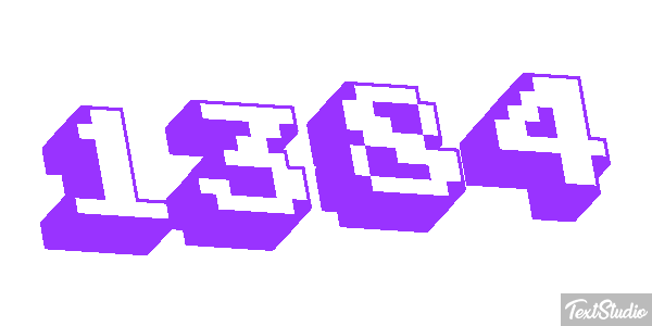 1384 Text effect