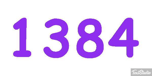 1384 Text effect