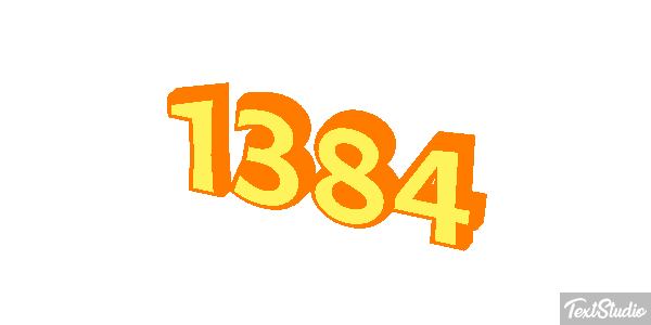 1384 Text effect
