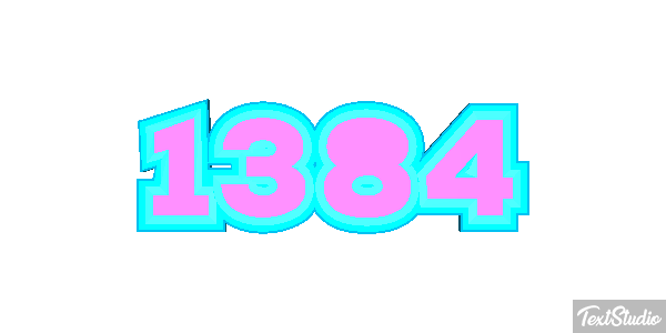 1384 Text effect