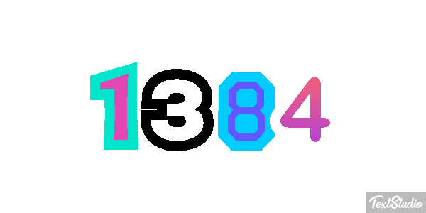 1384 Text effect