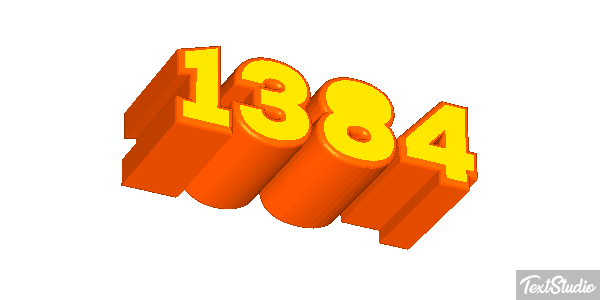 1384 Text effect