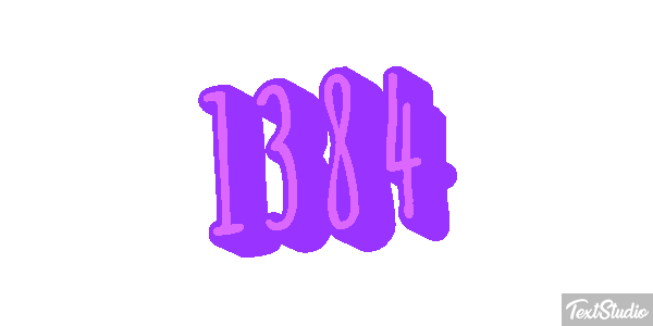 1384 Text effect