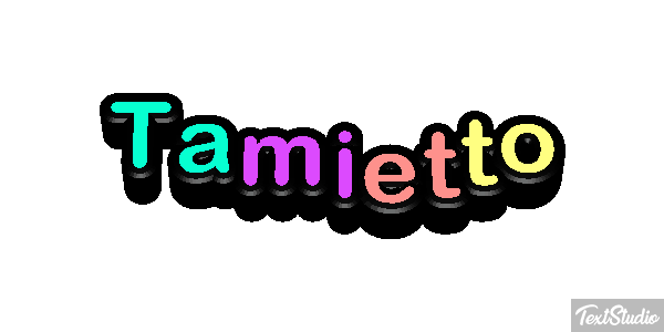 Tamietto Effetto testo