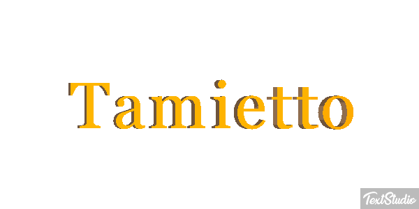 Tamietto Effetto testo