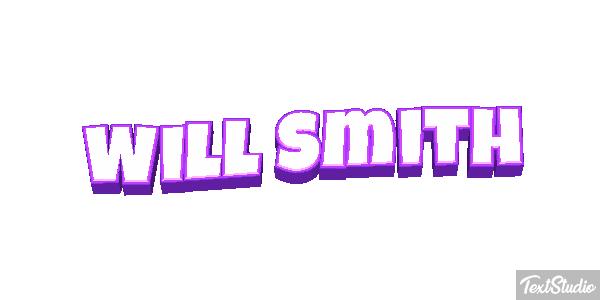 Will Smith Efecto de texto
