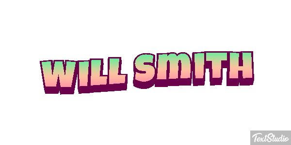 Will Smith Efecto de texto