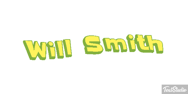 Will Smith Efecto de texto