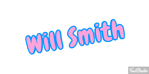 Will Smith Efecto de texto