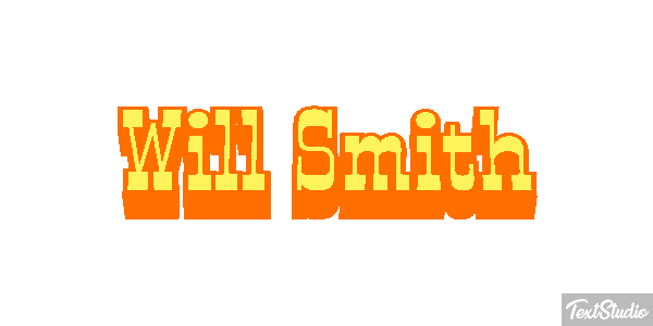 Will Smith Efecto de texto