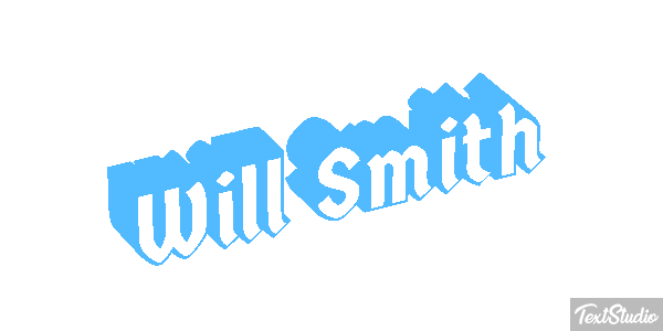 Will Smith Efecto de texto