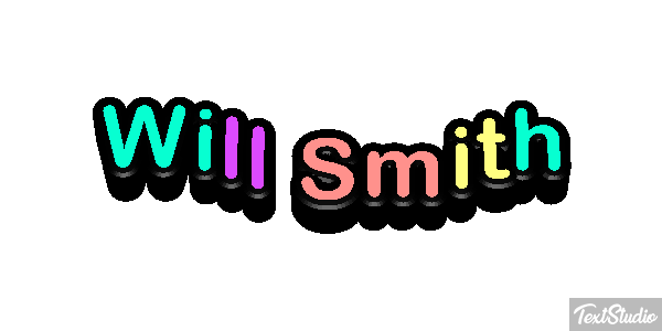 Will Smith Efecto de texto