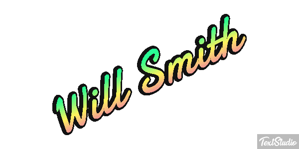Will Smith Efecto de texto