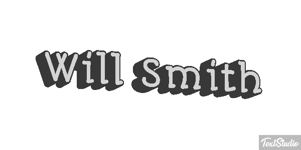 Will Smith Efecto de texto