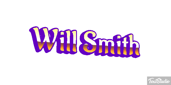 Will Smith Efecto de texto