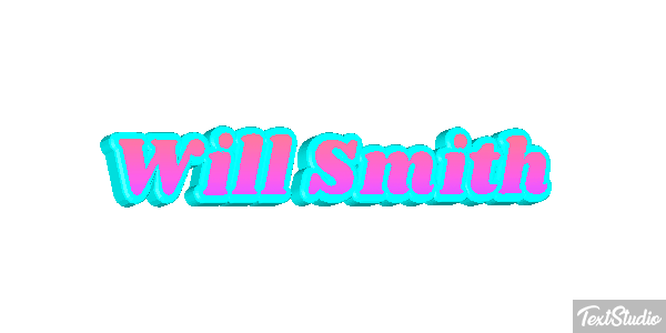 Will Smith Efecto de texto