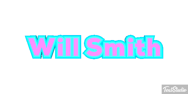 Will Smith Efecto de texto