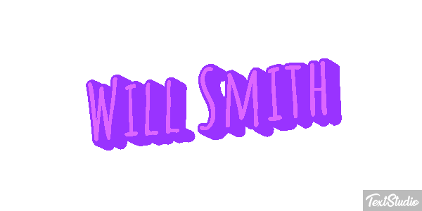Will Smith Efecto de texto