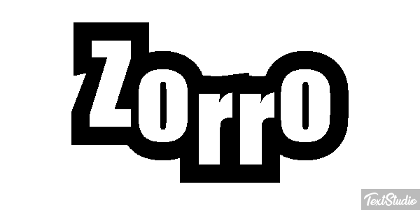 Zorro テキスト効果